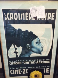 A French poster found in the women studies room in the Cross Culture Center 